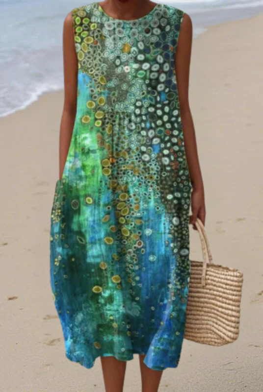 Arielle | Reef Midi Dress