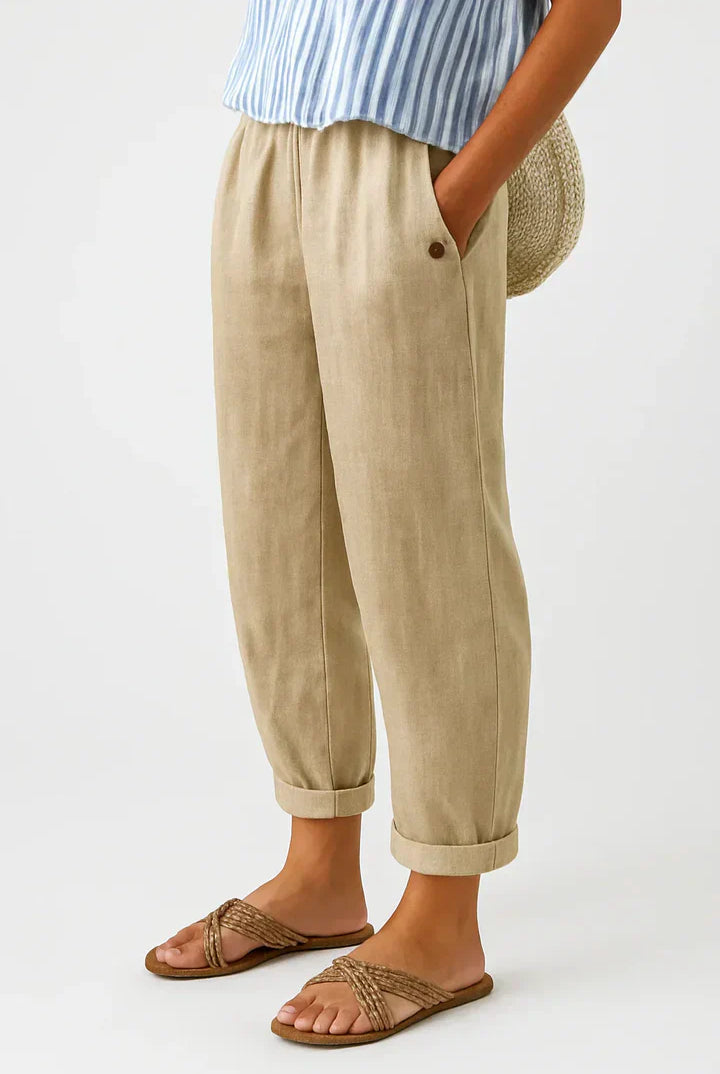 Katelyn | Timeless Linen-Cotton Trousers