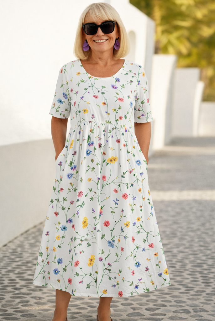 Unique | Floral Midi Dress