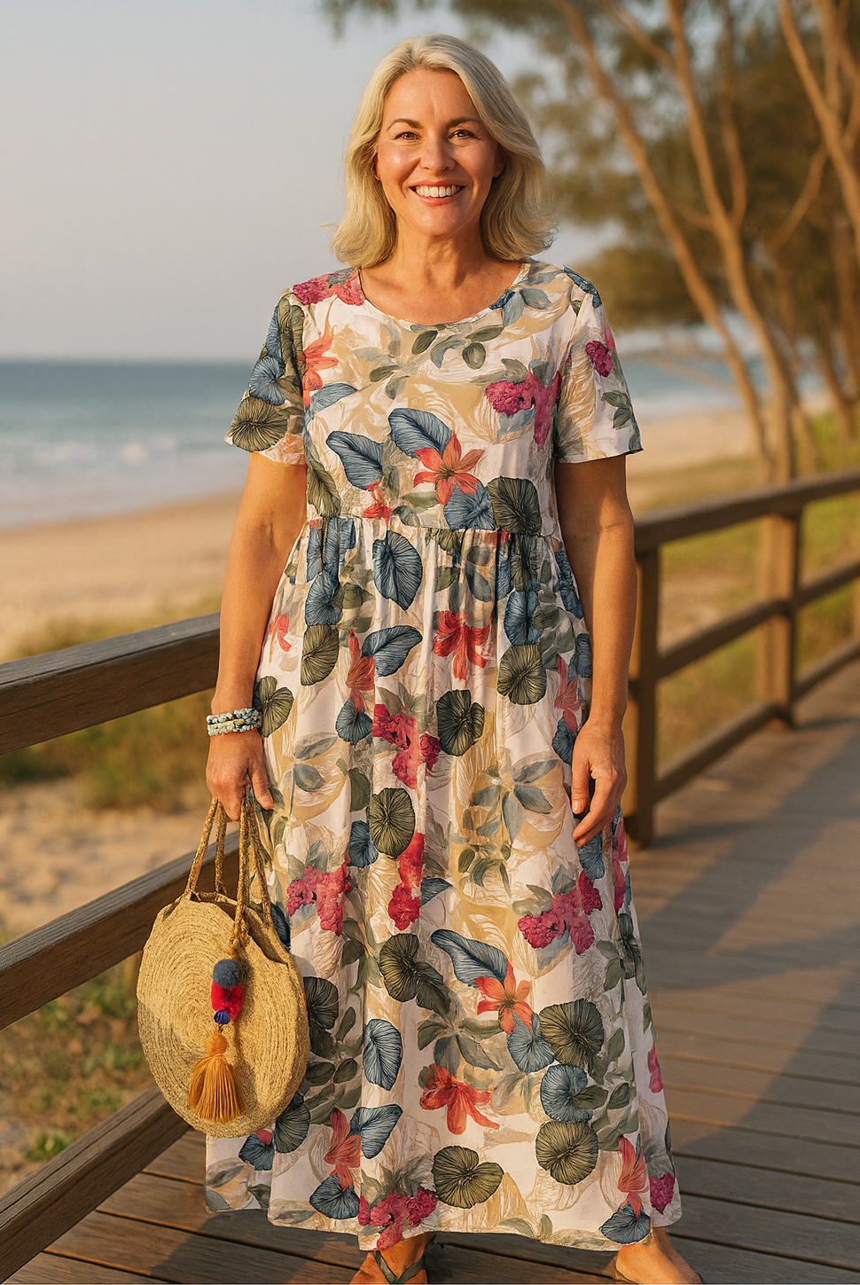 Jacinda | Breezy Floral Maxi Dress – Where Comfort Meets Confidence (s-5xl)
