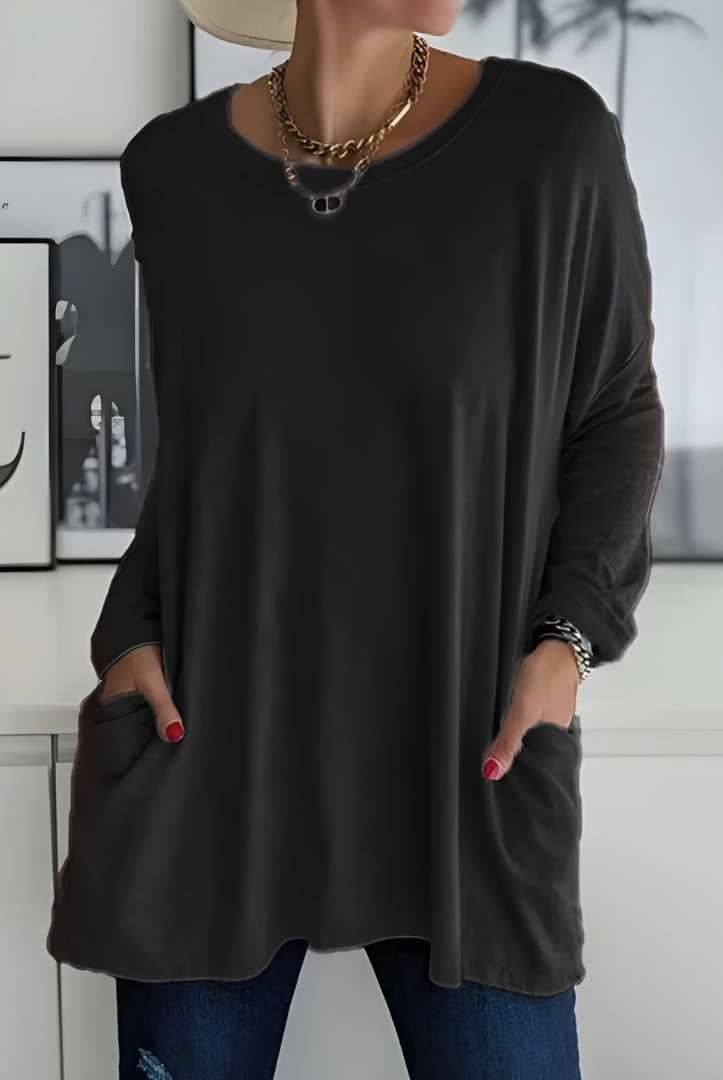 Joyanna | Relaxed Long Sleeve Top