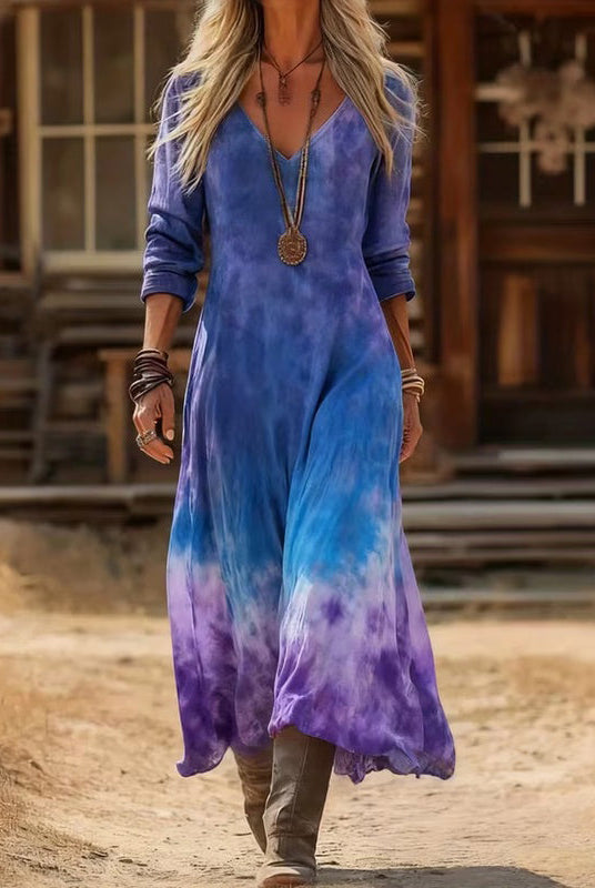 Constance | Vintage-Inspired Long Sleeve Casual Dress