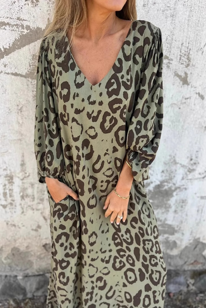 Syrena | Leopard Print Dress