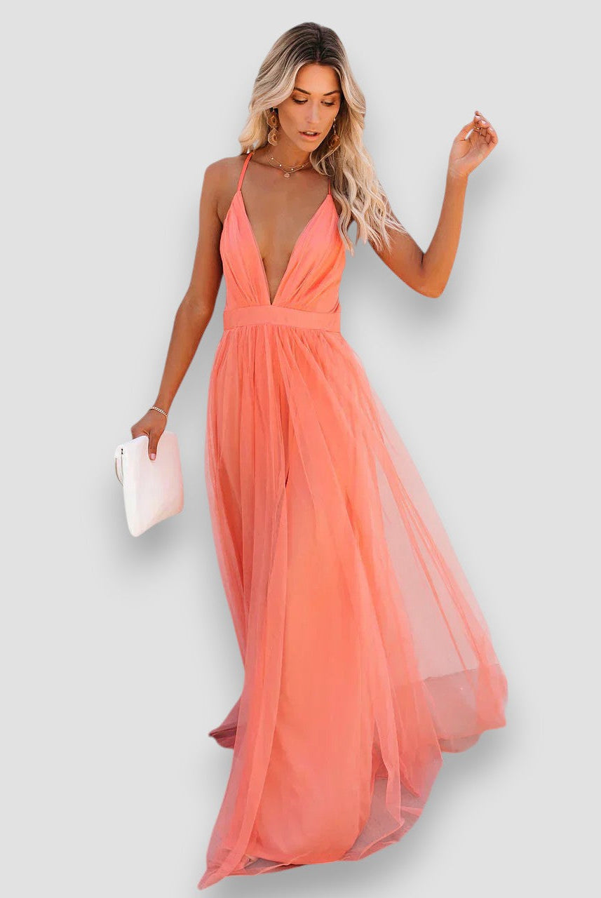 Ursula | Coastal Bloom Maxi Dress