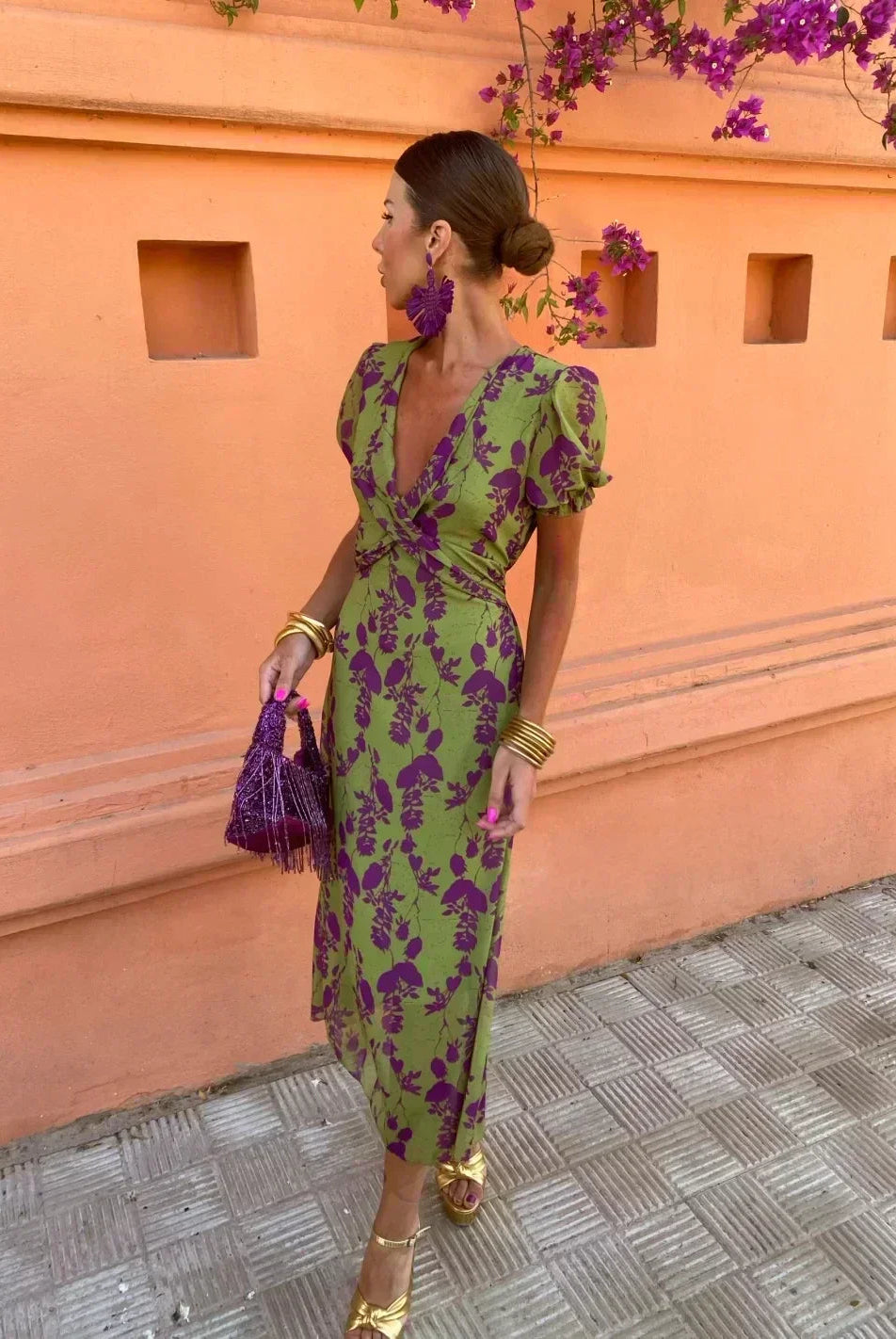 Sasha | Colorful Summer Print Dress