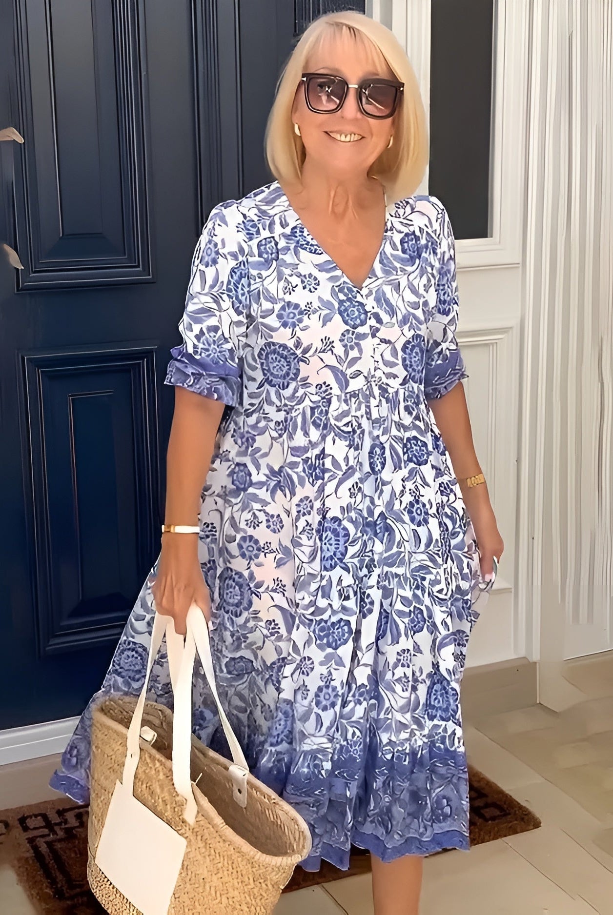 Skye | Floral Midi Dress
