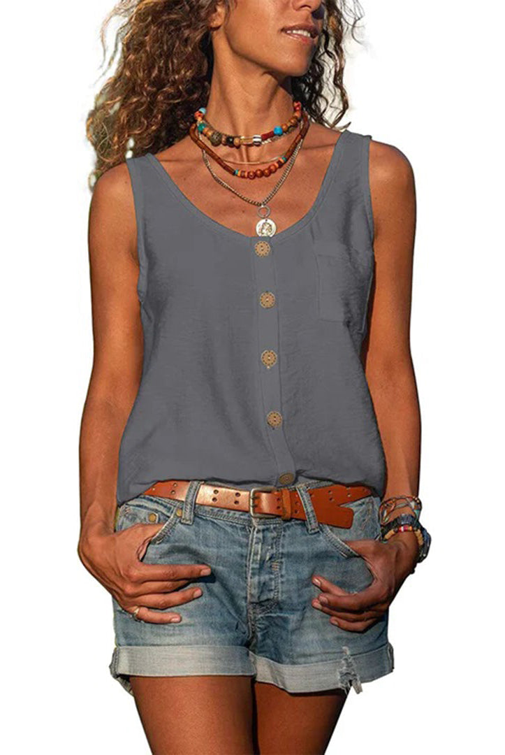 Sadira | Casual Sleeveless Top with Loose Fit