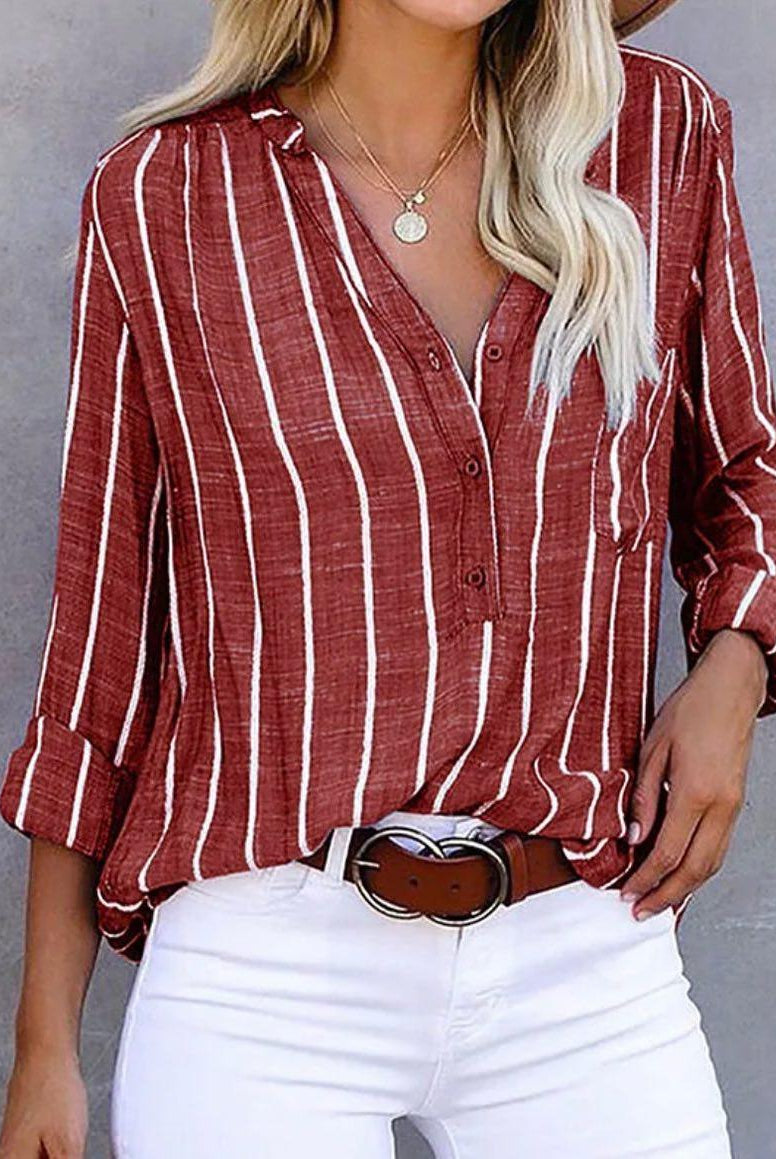 Morgan | Striped Casual Blouse