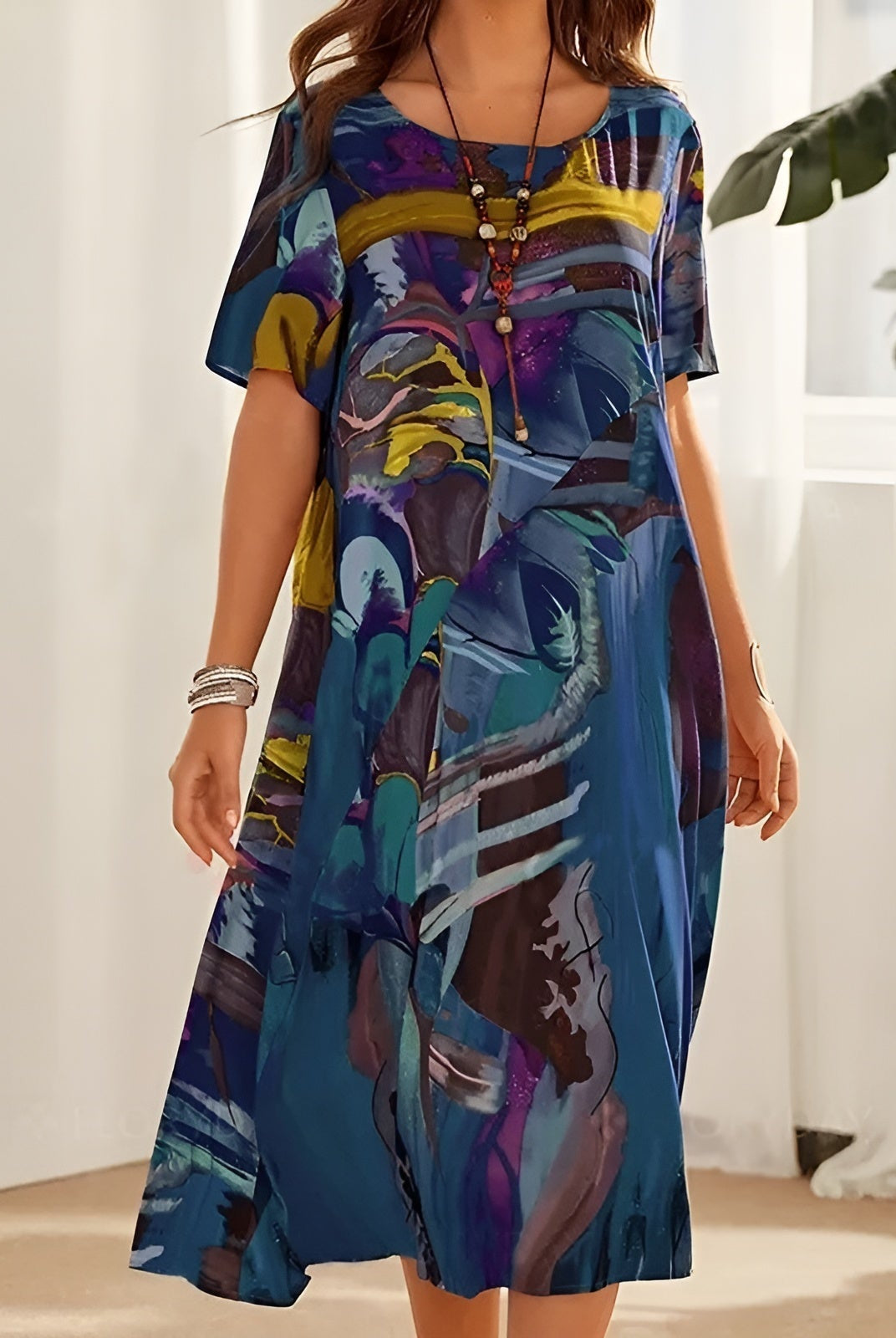 Misty | Floral Swing Dress