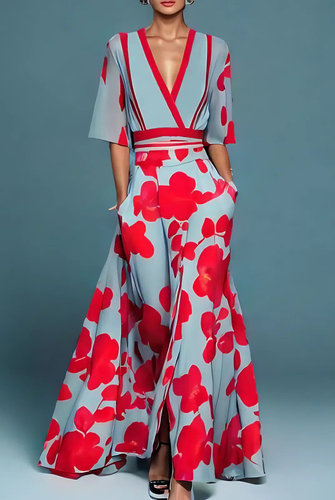Petal | Floral Midi Dress