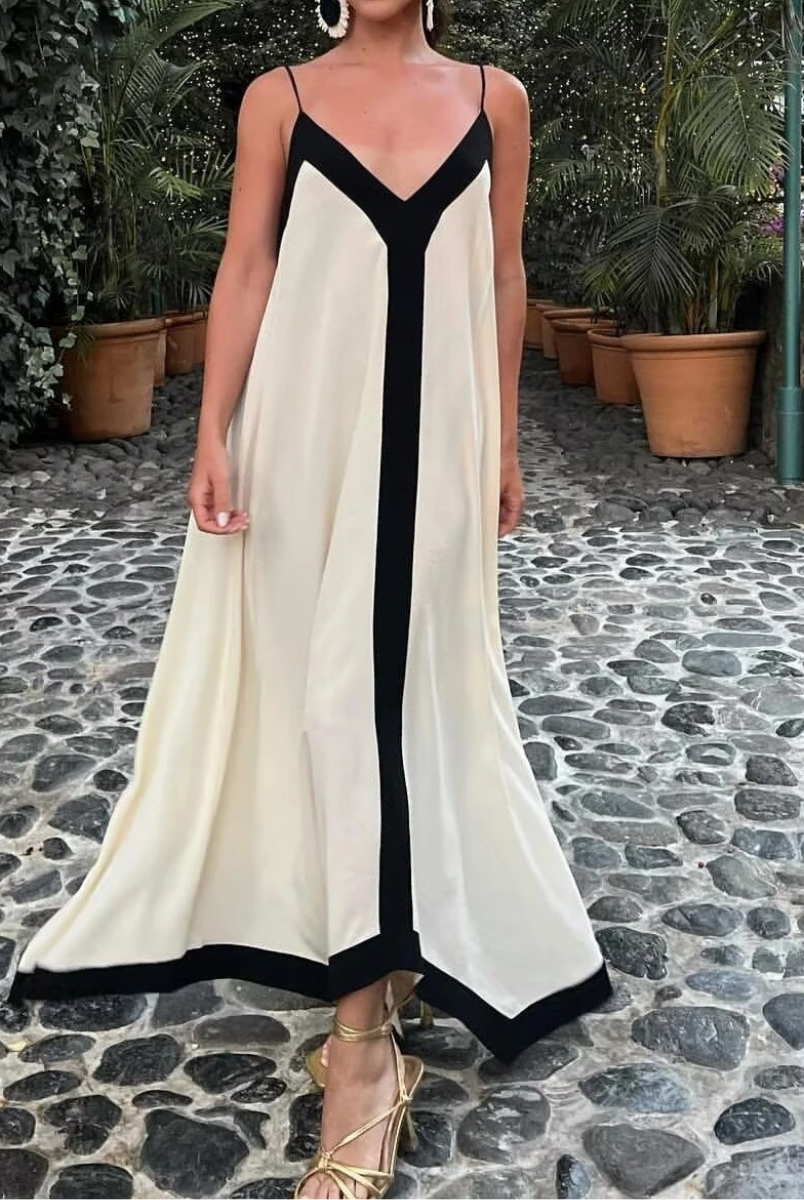 Diana | Neck Loose Dress