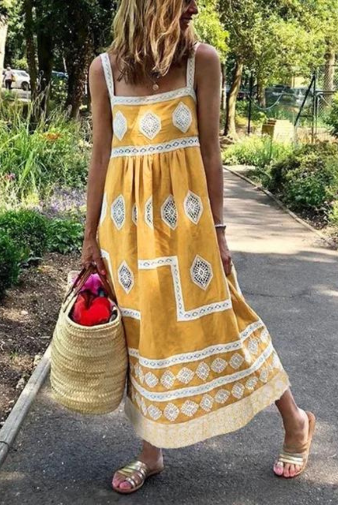 Kennedi | Sleeveless Vintage Dress