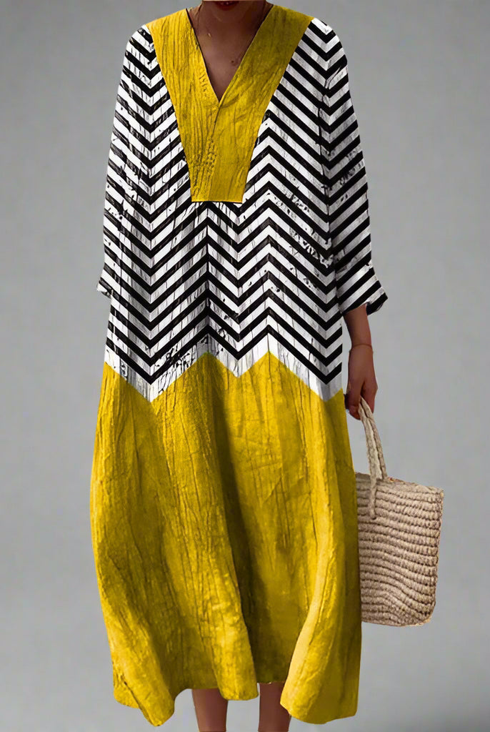 Annabelle | Elegant Geometric Dress