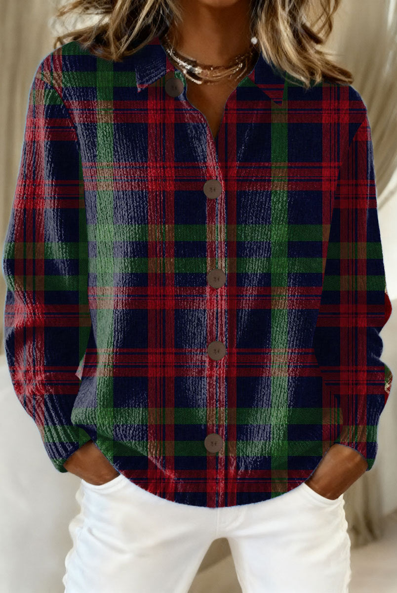 Bexley | Checkered Hoodie Blouse