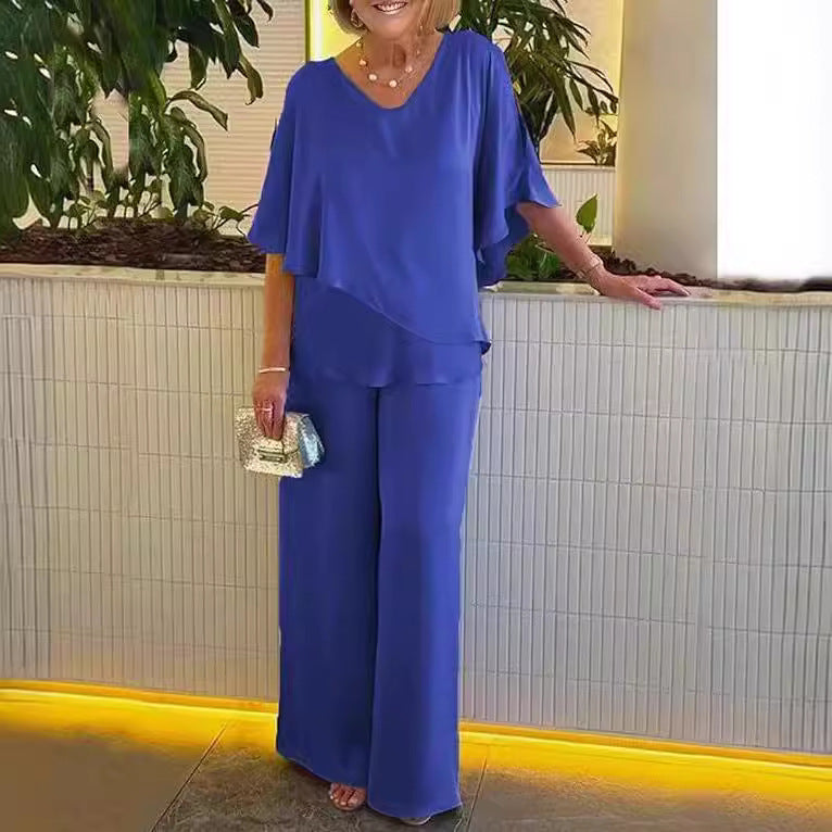 Jasmine | Comfortable Set with Wide Legs