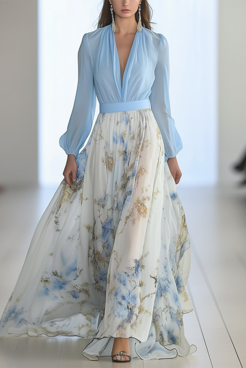 Corina | Beautiful Maxi Dress with Floral Print