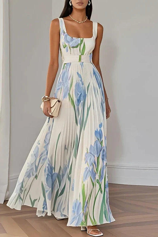 Piper | Floral a-Line Maxi Dress