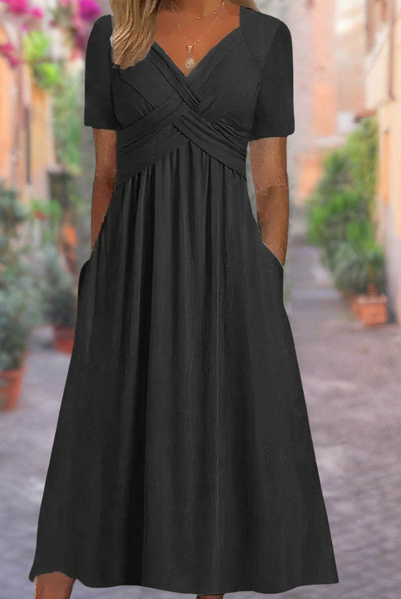 Allison | V-Neck Tummy-Covering Dress