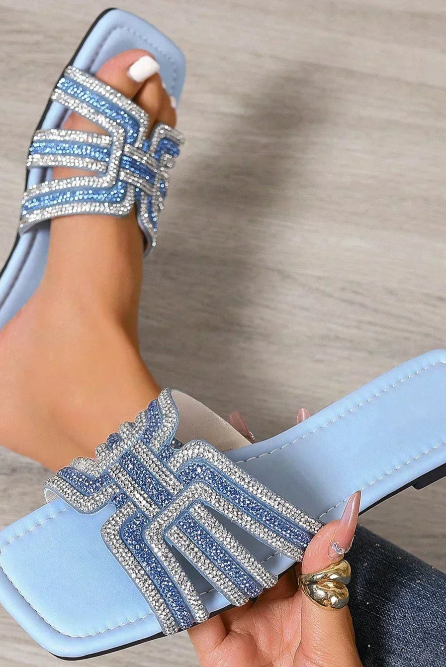 Amina | Slide Sandals