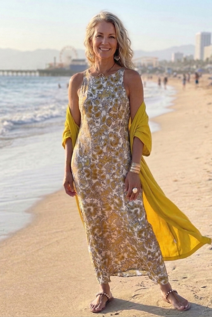 Halle | Elegant Dress with Cardigan
