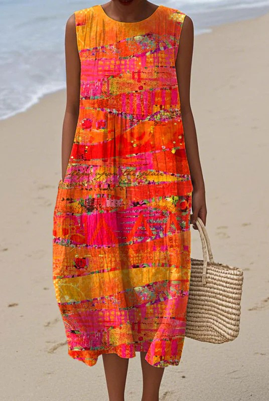Tertia | Sunset Midi Dress