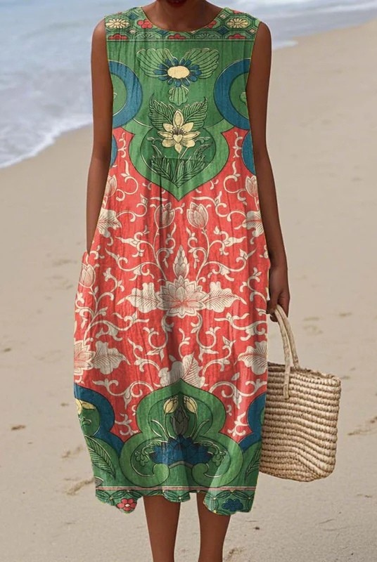 Aliyah | Bohemian Midi Dress