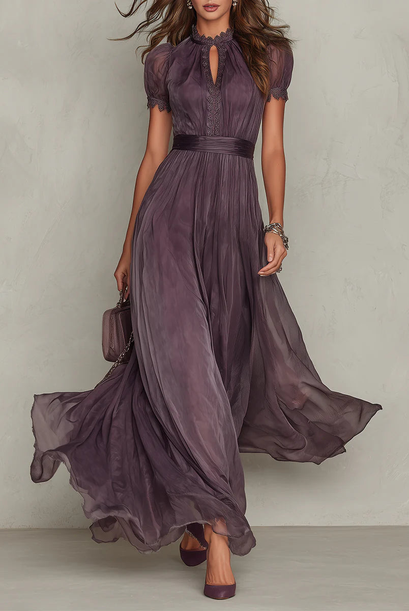 Prudence | Flowing Chiffon Maxi Dress