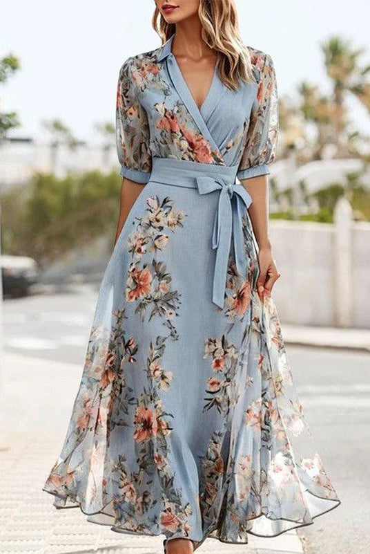 Suniya | V-Neck Midi Dress