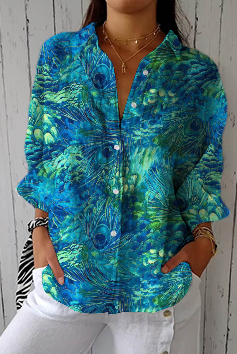 Alondra | Peacock Grace Blouse
