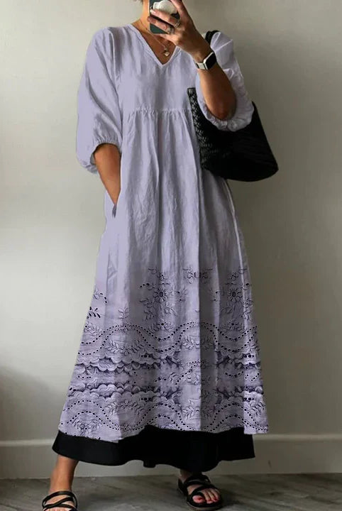 Flora | Elegant Printed Dress