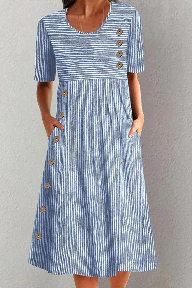 Pomeline | Striped Summer Dress