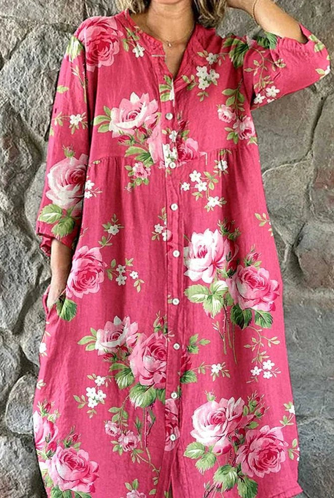 Chloe | Art Floral Dress