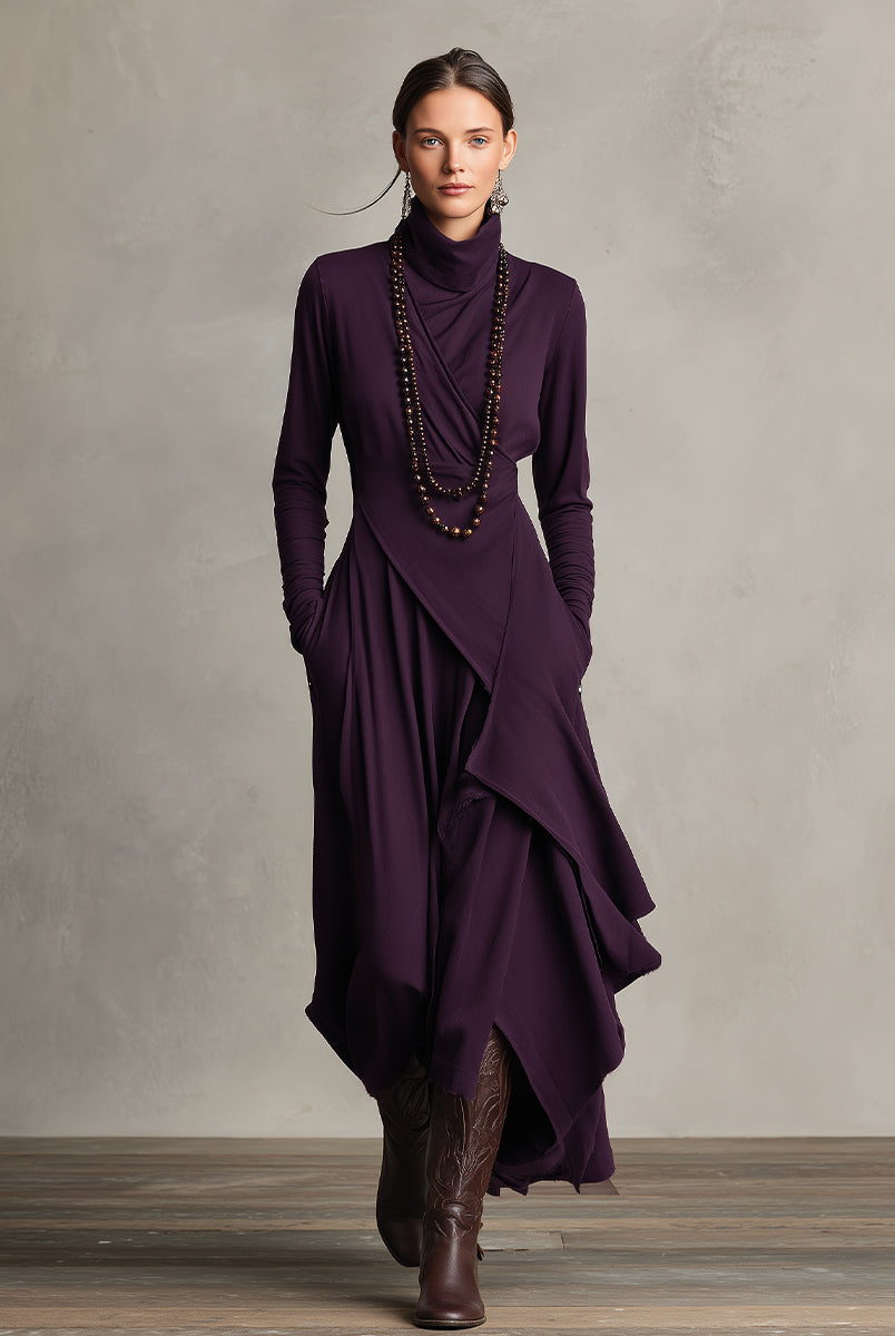 Dakota | Elegant Draped Dress