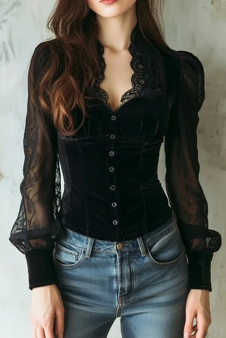 Emerie | Midnight Blouse
