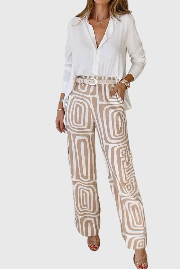 Averie | Stylish Pants + Free Blouse & Belt
