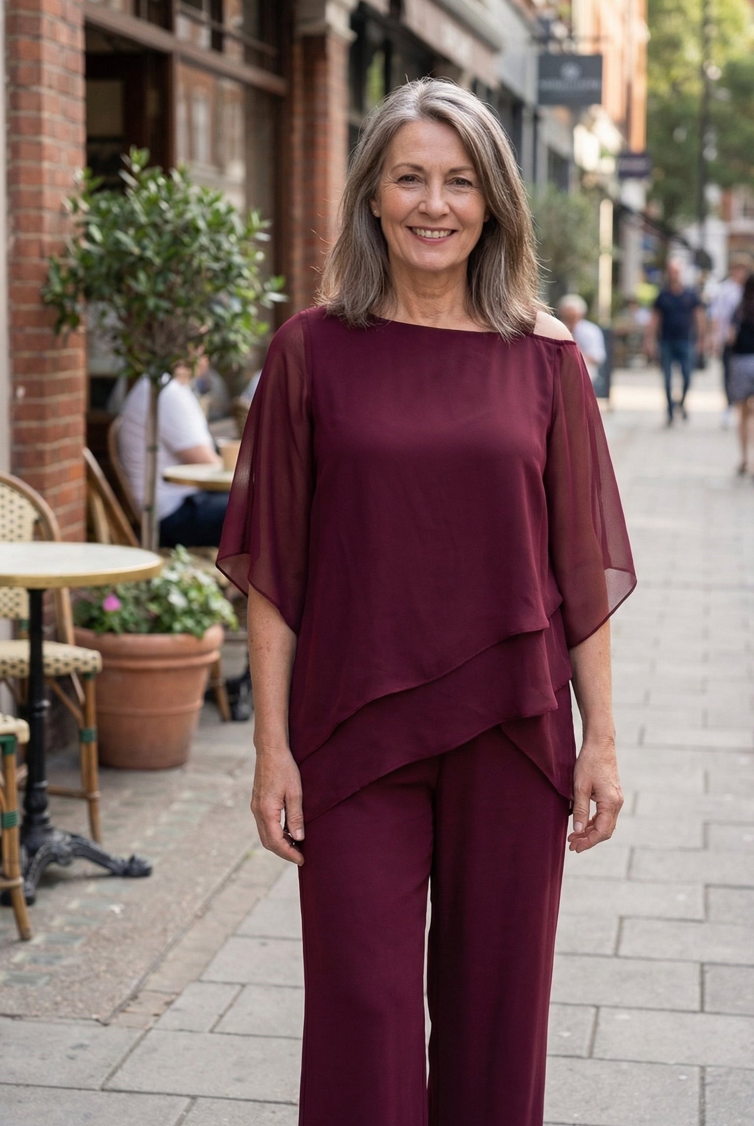 Melody | Soft Drape Two-Piece Set – Effortless Polish, All-Day Comfort