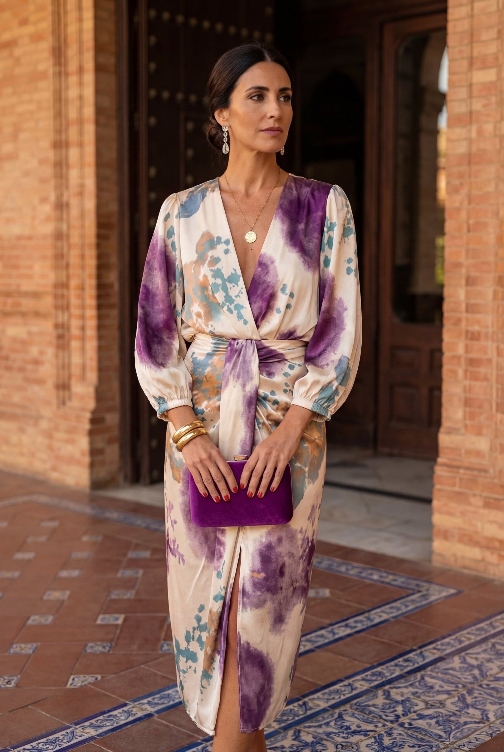 Mila | Elegant V-Neck Dress
