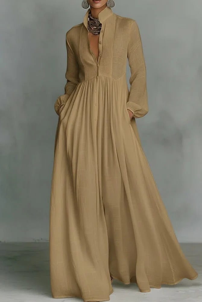 Marni | Flowing Button-Front Maxi Dress