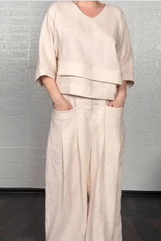 Mahala | Relaxed Linen-Cotton Two-Piece Set