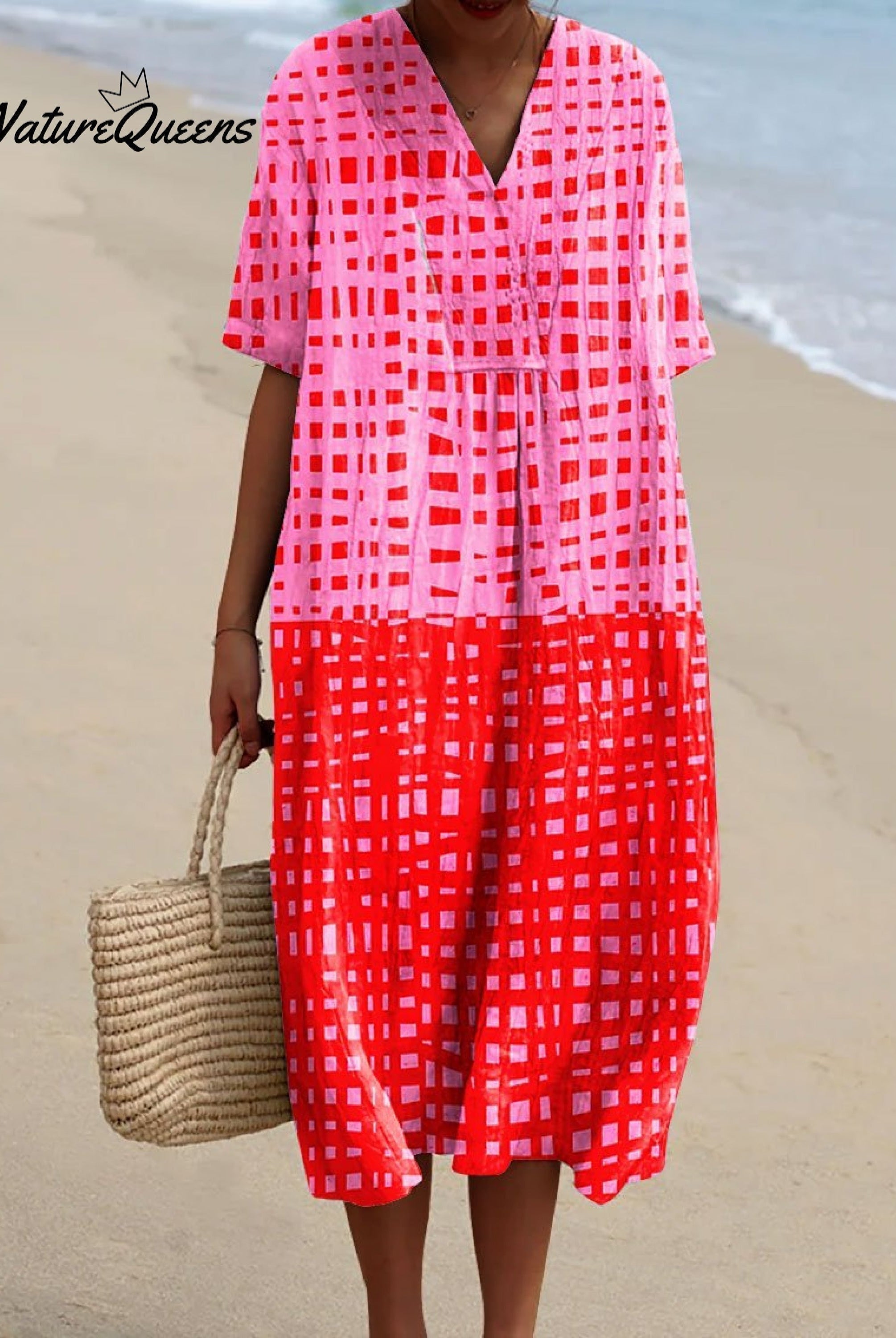 Leni | Checked Dress
