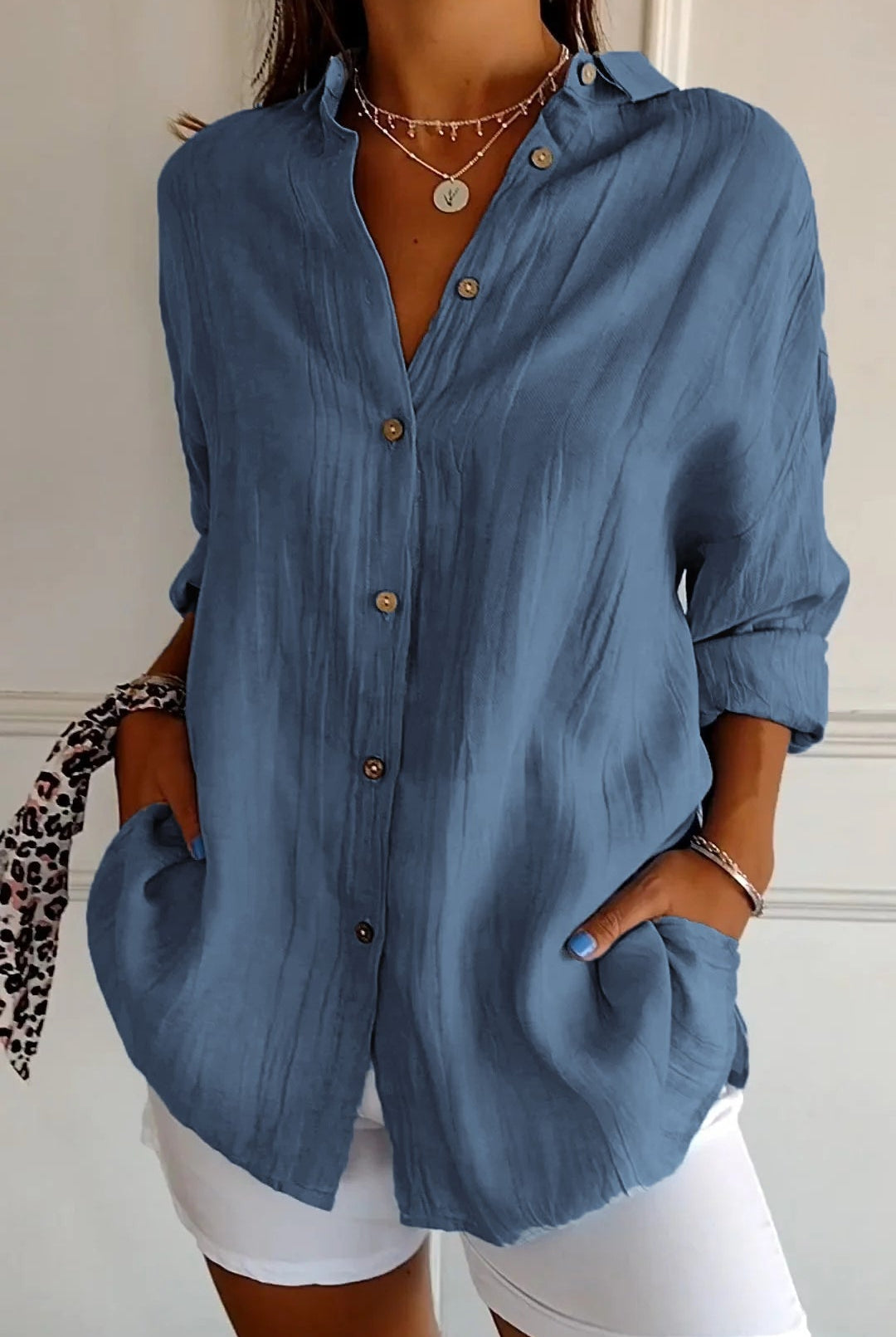 Sophia | Pleated Blouse