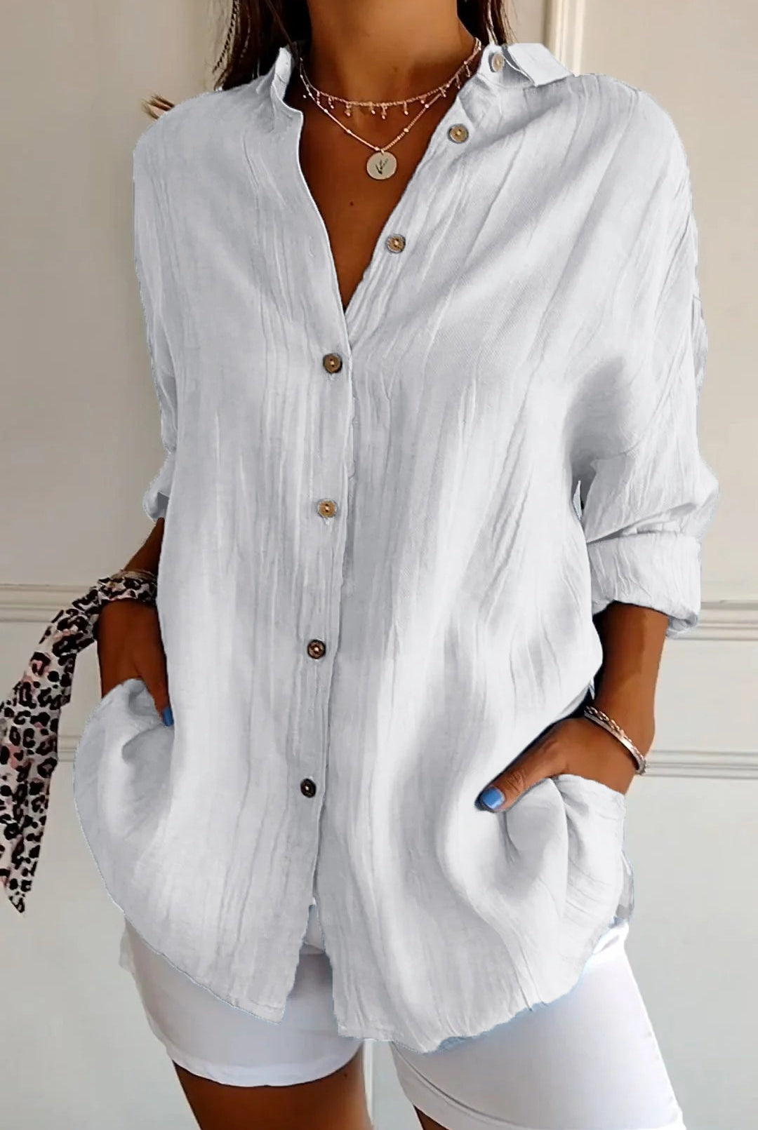 Elizabeth | Pleated Blouse