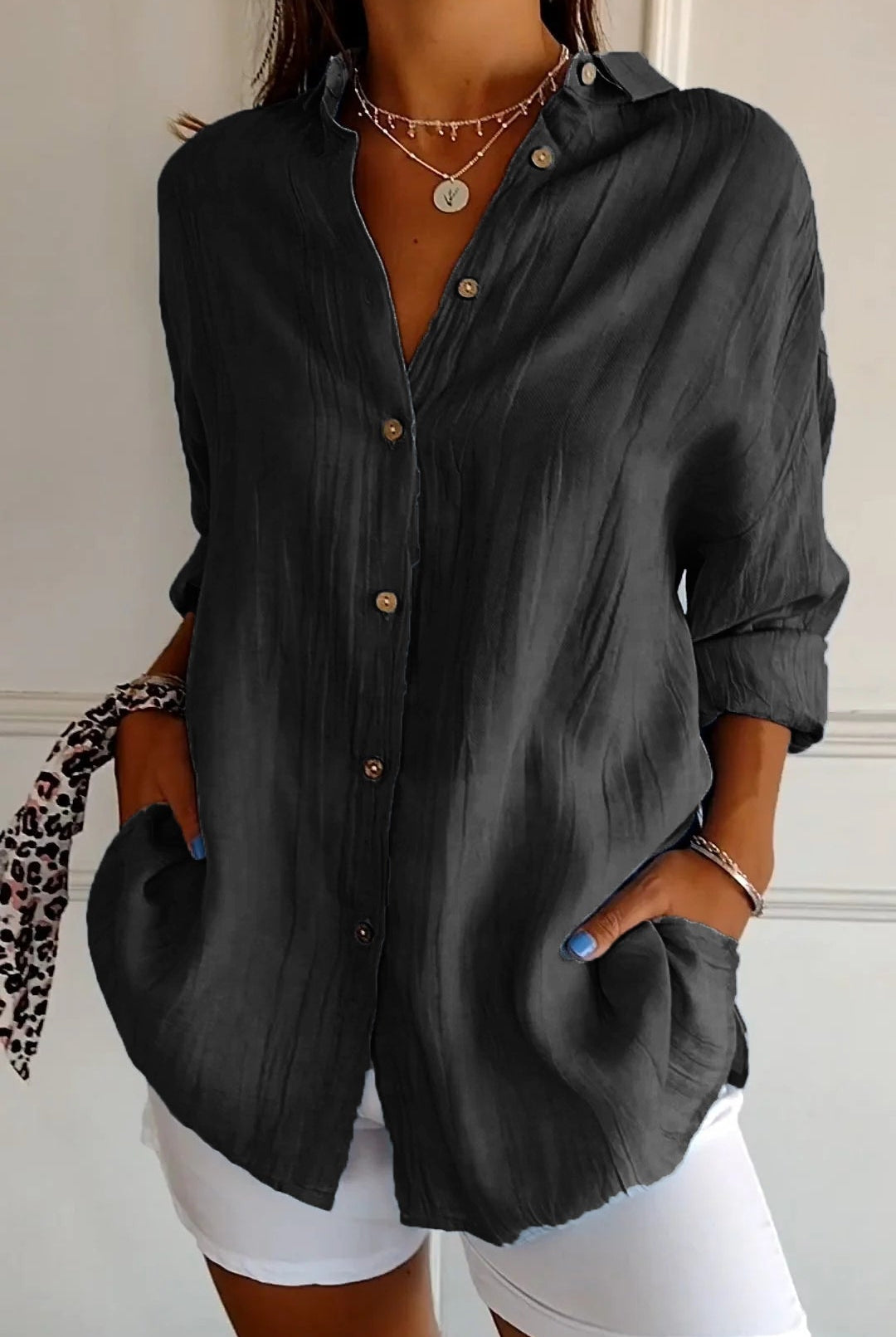 Emily | Pleated Blouse