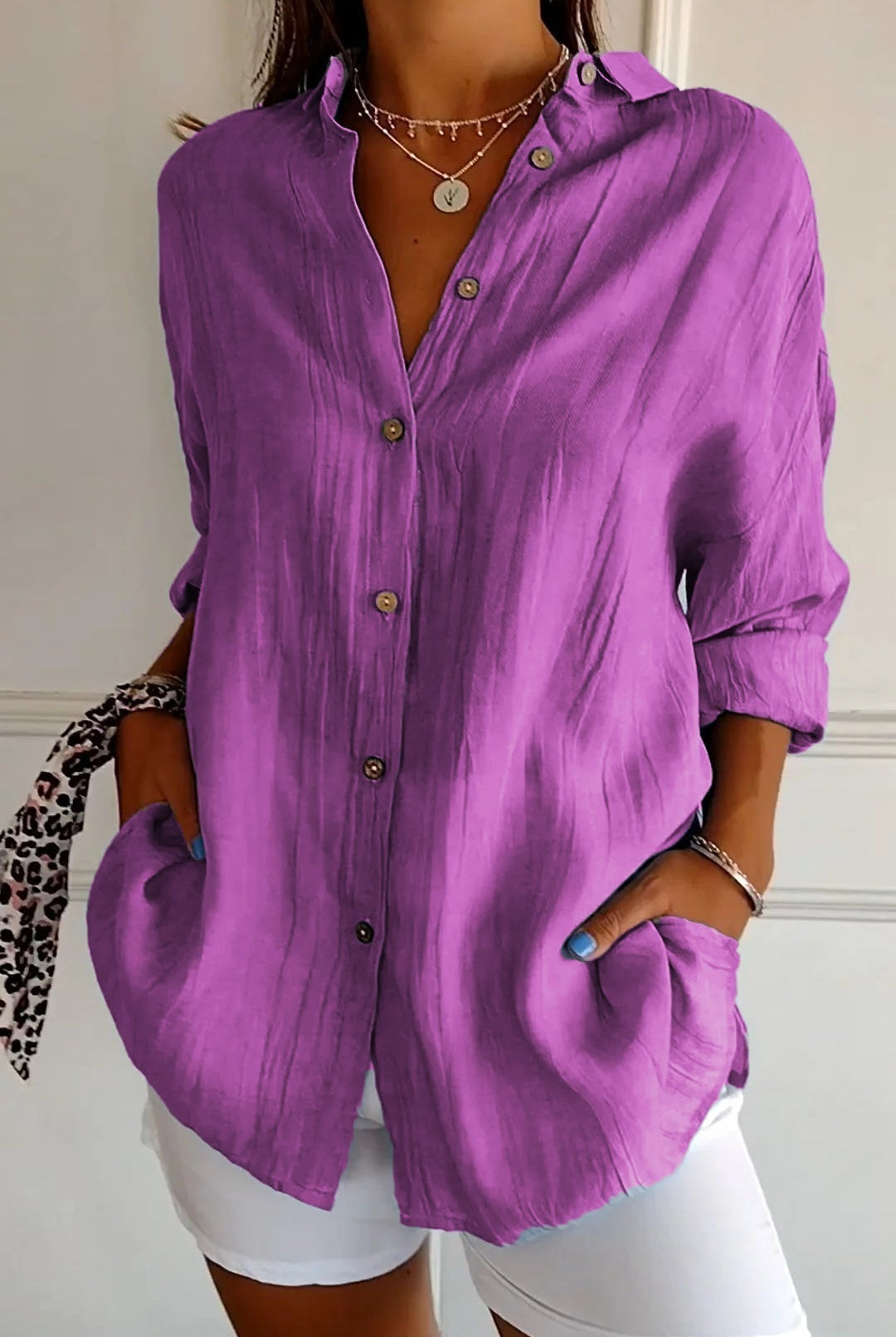 Evelyn | Pleated Blouse