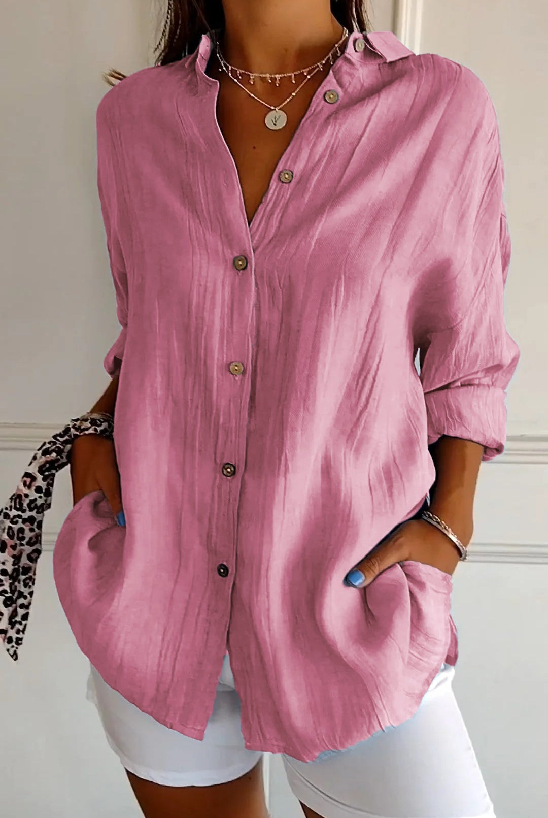 Ava | Pleated Blouse