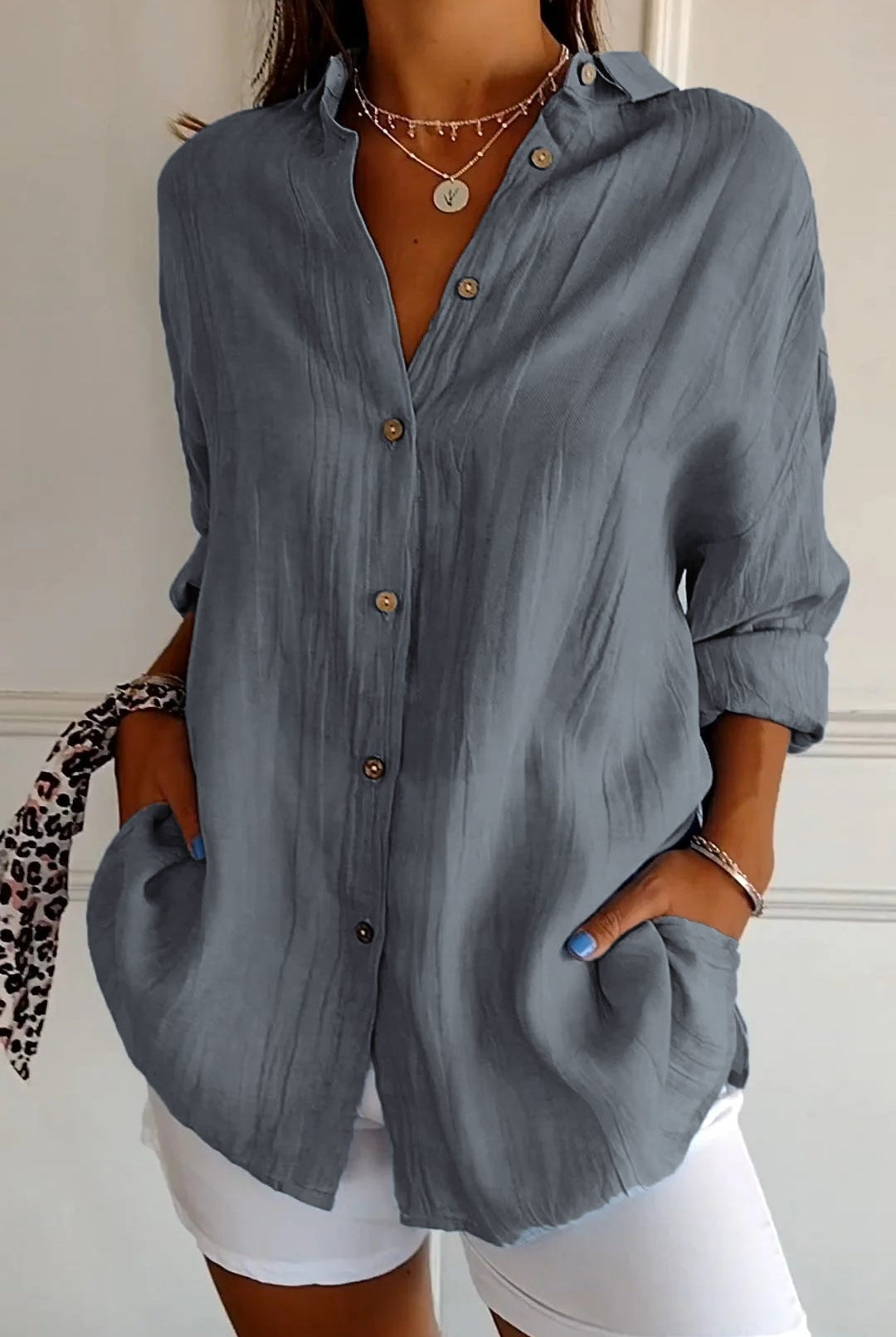 Abigail | Pleated Blouse