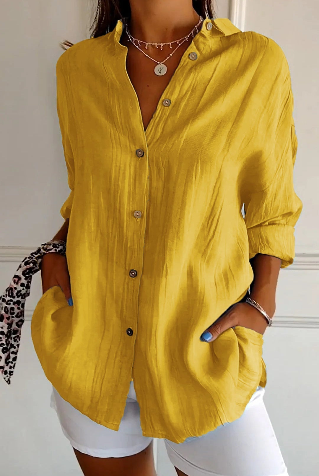 Isabella | Pleated Blouse