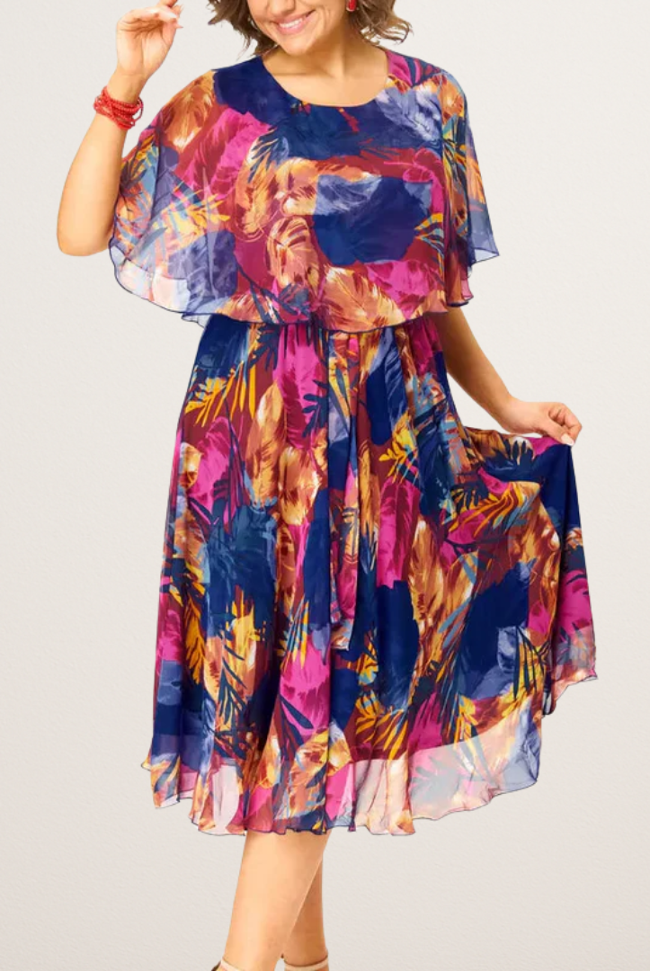 Lilibet | Plus Size Chiffon Dress