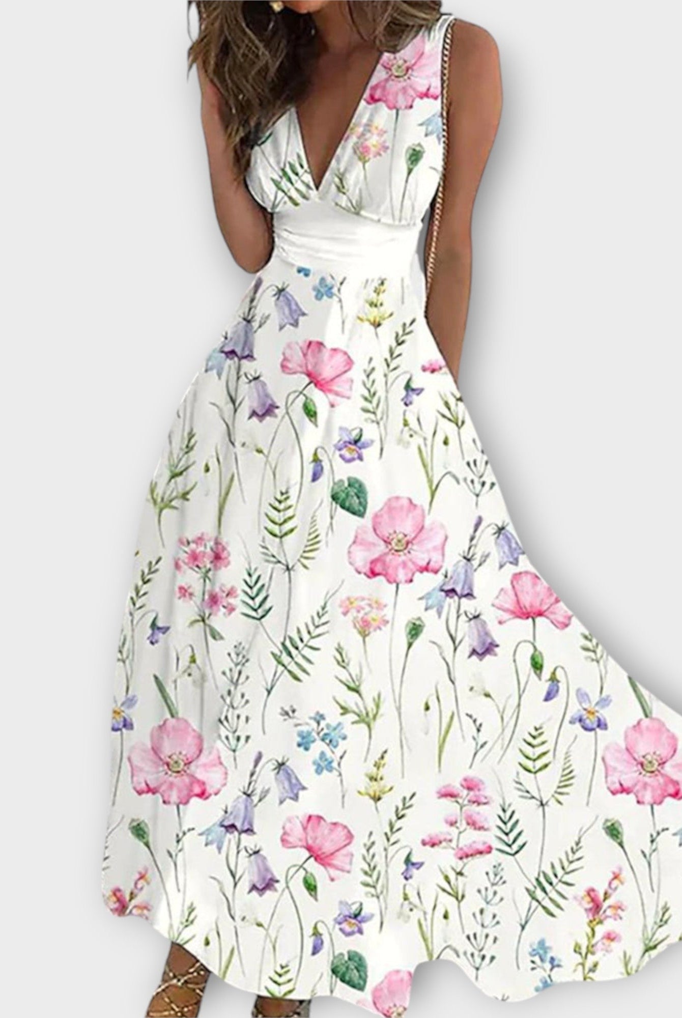 Dulcie | Floral V-Neck Dress