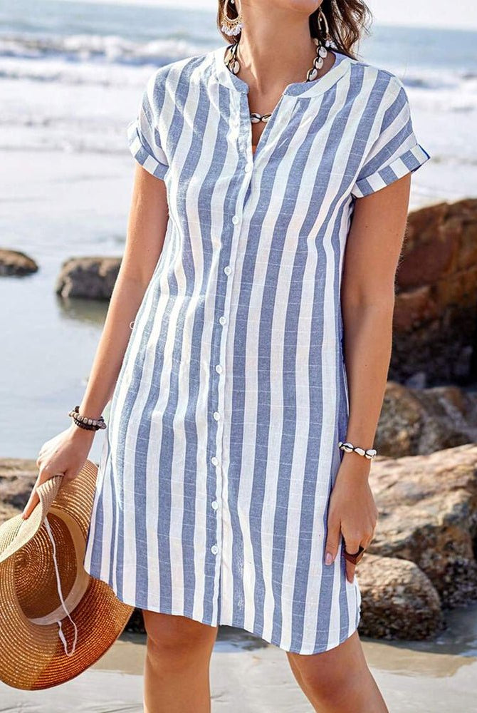 Otilia | Striped Shirt Dress